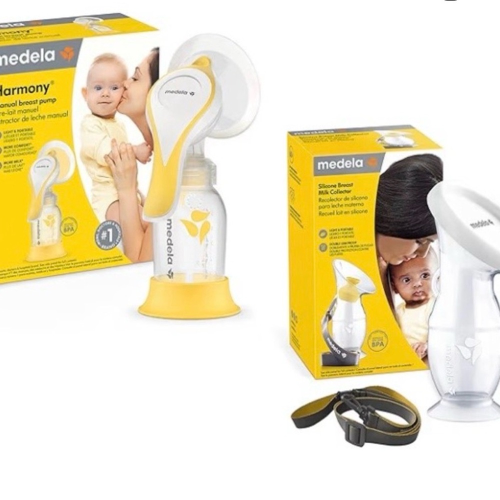 Medela Harmony Manual Breast Pump Bundle open box but never used